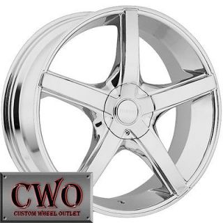 18 Chrome Akuza Axis Wheels 5x115/5x120 5 Lug 300 Charger Challenger