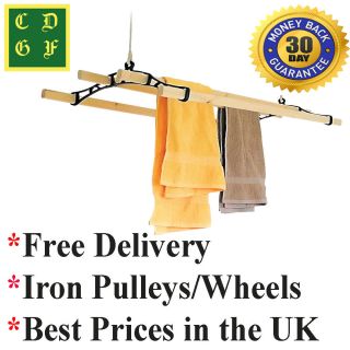 CLASSIC Clothes Airer Maid Pulley AGA Rack ★★