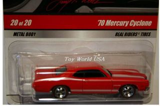 Hot Wheels Larrys Garage #20 70 Mercury Cyclone CHASE red