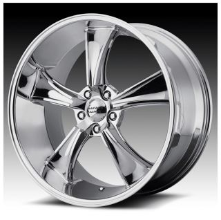  RACING CHROME VN805 5X4 75 M6 M5 CHEVELLE GTO STAGGERED RIMS WHEELS