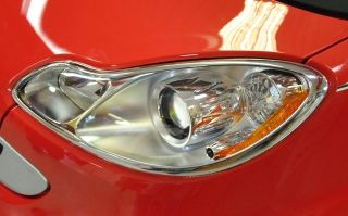2007 Mercedes Benz Smart Fortwo Chrome Head Lights Lamps Surround