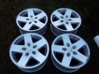 17 Silver Jeep Wrangler Factory Wheels Rims Unlimited 07 11