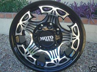 17 Inch 17x9 BLACK Moto Metal RIMS 5 Lug Wheel Ford F150 Bronco Ram