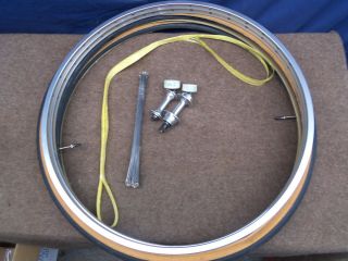 Weinmann Concave rims 27x1 1/4(36h) with tires,tubes and Schwinn hubs