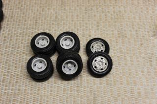 Goodyear Tire and 5 Hole Rims Set 1 25th Scale