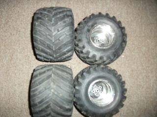 Tamiya Clodbuster Bullhead Rims and Tires