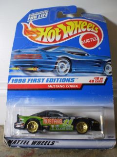Hot Wheels Mustang Cobra 1998 First Editions 18 of 40 Collector 665