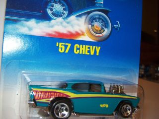 1991 Hot Wheels 57 Chevy Collectors No 213 New Ships Protected in Car