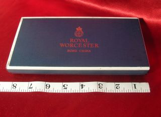 Vintage Royal Worcester Porcelain Coaster Trinket Tray Bone China w