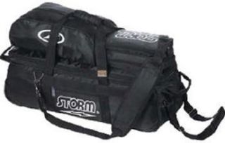 Storm 3 Ball Tournament Tote Bowling Bag w Wheels Black