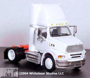 Sterling Day Cab Single Axle White Wheels 1 53 Scale