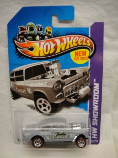 Hot Wheels 2013 CustomSuper Treasure Hunt 55 Chevy Bel Air Gasser