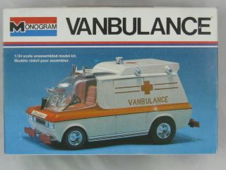 Monogram Vanbulance 1 24 Scale Emergency Van Model Mag Wheels Goodyear