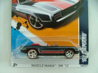 2012 Hot Wheels Super Treasure Hunt Muscle Mania 69 Camaro 8 of 10