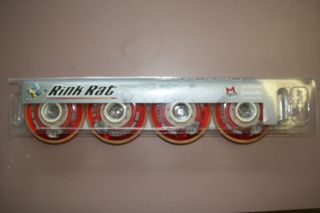 New Rink Rat Hot Shot Indoor Inline Roller Skate Wheels 72mm