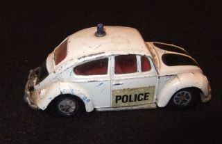 Vintage Corgi Whizzwheels Volkswagen 1200 Saloon Police Car