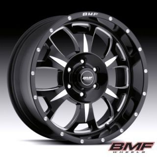 BMF Wheels 462B 790613900 M 80 Death Metal Black 17x9 Bolt 6x5 5