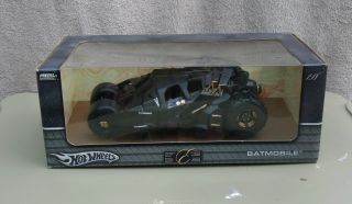 DC Batman Hot Wheels Exclusive Batmobile 1 18 Scale Tumbler