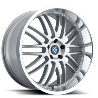 19 Staggered Silver Beyern Mesh Wheels Rims 5x120 BMW 3 Series E90