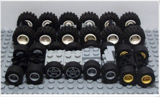 Lego Car Tires Wheels Sets Vehicle Parts Brick Lot