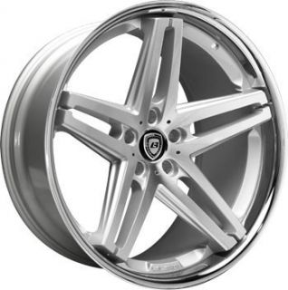 18 inch 18x8 Lexani R 5 Silver Wheel Rim 5x105