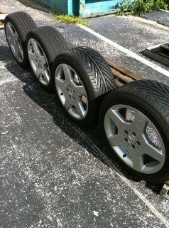 Mercedes Benz AMG Factory 18 Wheels and Tires in Great Condition