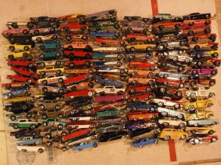 50s Cars 111 pc Lot Chevy Cadi Ford Plymouth Buick Hot Wheels Matchbox