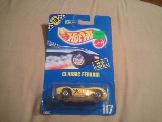 1990 Hot Wheels Classic Ferrari 117 w TH E10 Point Box