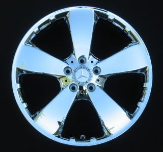 Benz ML350 Broad 5 Spoke Rims Wheels Chrome 85198 Outright
