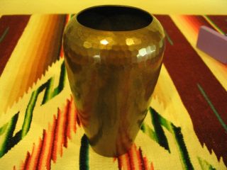 Vintage Roycroft Arts Crafts Hammered Copper Antique Vase