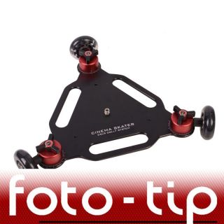 Skater Tiangle Dolly with Adjustable Wheels for Videorecording