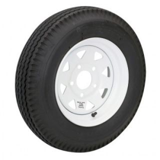 Tire Wheel 5 3 x 12 5 Lug White Spoke Rim Trailer