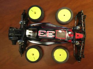 TEAM LOSI 22 Twenty Two 2WD Buggy Rolling Chassis w Tires Wheels NICE
