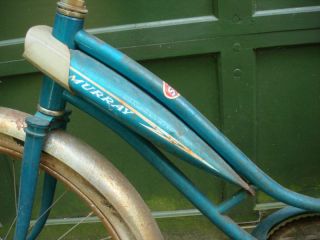 Murray Jet Fire Bicycle Vintage Bike Tank & Lights Barn Find Original