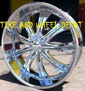 26 inch RS33 Rims Only Charger Magnum Chrysler 300 Crown Vic Explorer