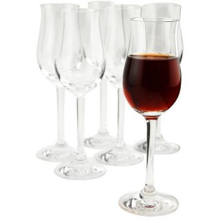 Classic Port Wine Glasses   Set of 6   Sherry Glass Enhances the Aroma
