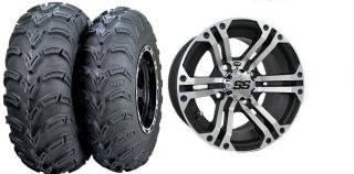 Force 650i 750 750i ITP SS212 Wheels 25 Mud Lite Tires Kit