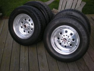 Set of 4 Weld Draglite Wheels w Tires