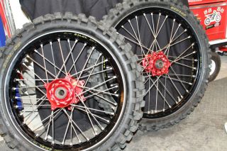  CRF450 Excel rims Talon Hubs Dunlop tires Takasago wheels Complete