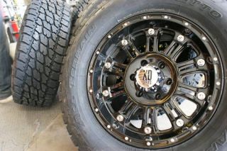 17 XD Hoss Gloss Black Wheels Rims 305 70R17 Nitto Terra Grappler at
