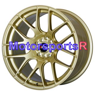 17 XXR 530 Gold Staggered Rims Wheels Concave Stance 5x114 3 98 Toyota
