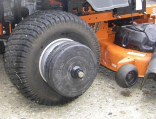 Garden Tractor Mower Universal 8 Wheel Weight Adapters and Zero Turn