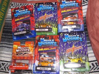 Lot of 7 Muscle MACHINES1 64 Scale