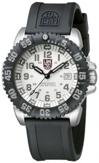 Luminox Navy Seal White Dial Rubber Band Mens Watch 3157
