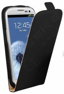 Samsung Galaxy S3 i9300 Edel Etui Flip Leder Tasche Schutz Hülle