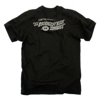 EL ZOMBIE Santos Wrestling 666 Skater Chopper T Shirt