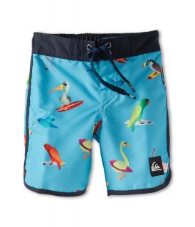 Quiksilver Kids Pollybird Boardshort Boys Swimwear (Green)
