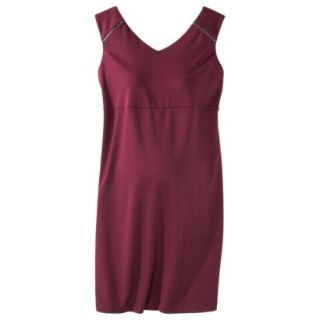 Liz Lange for Target Maternity Sleeveless Shoulder Zipper Dress   Berry L