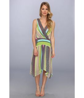 Calvin Klein Printed Chiffon Dress Womens Dress (Multi)