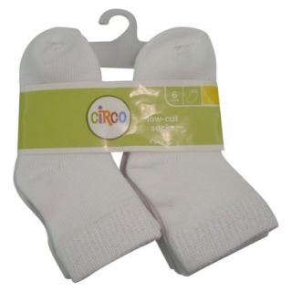 Circo Infant Toddler Girls Low Cut Socks   White 6 12 M